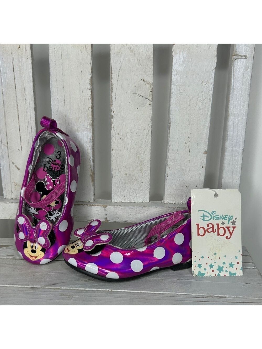 Disney Baby Purple Polka Dot Shoes